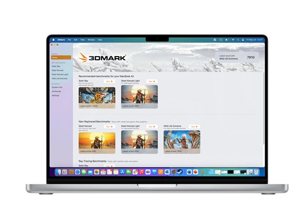 128元!3DMark终于原生支持苹果macOS:可对比Windows/iOS/安卓